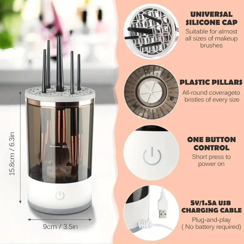ELECTRIC MAKEUP BRUSH CLEANER